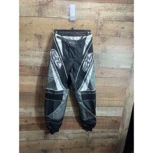 EXL Black Gray White Padded Motorcross Pants mens Size 26